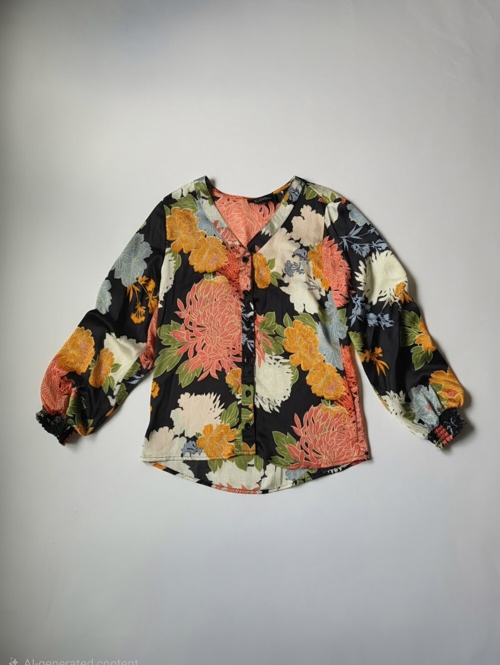 Fabulous Retro-Inspired Floral Blouse